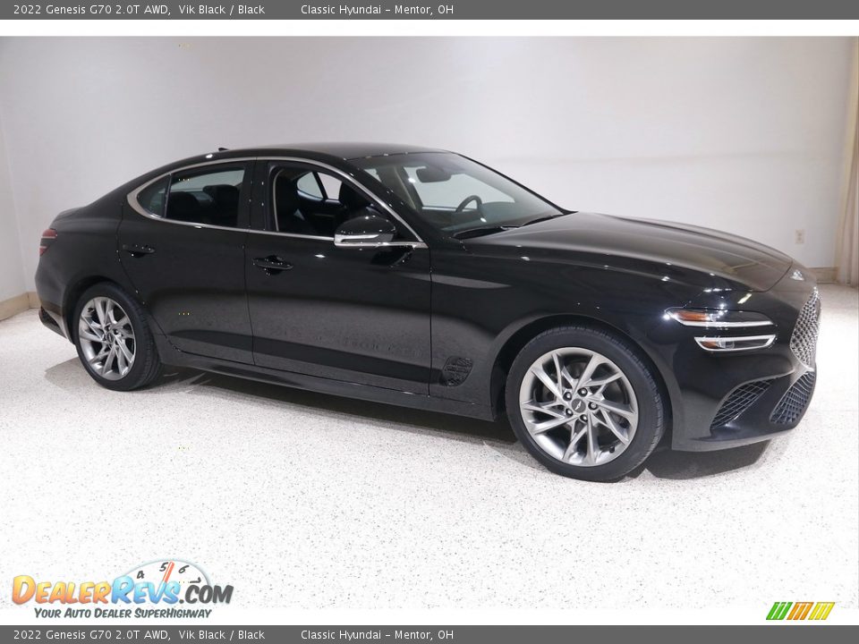Vik Black 2022 Genesis G70 2.0T AWD Photo #1