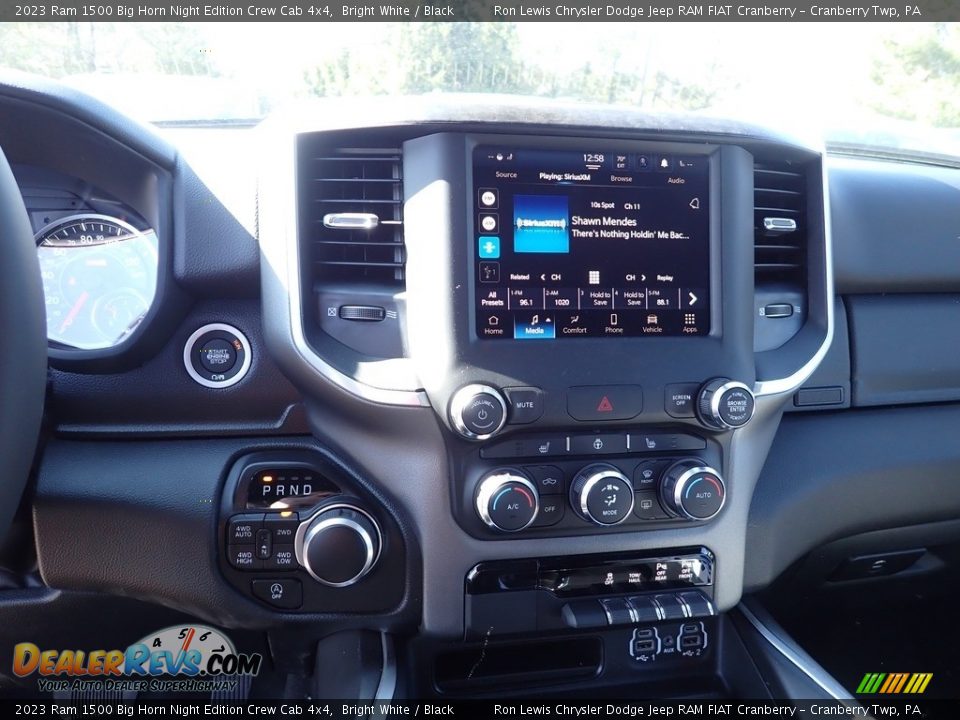 2023 Ram 1500 Big Horn Night Edition Crew Cab 4x4 Bright White / Black Photo #16
