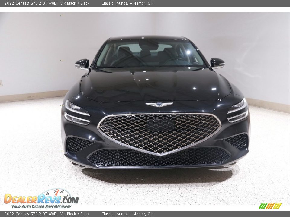 2022 Genesis G70 2.0T AWD Vik Black / Black Photo #2