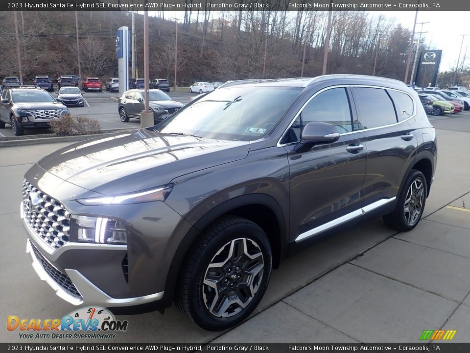 Front 3/4 View of 2023 Hyundai Santa Fe Hybrid SEL Convenience AWD Plug-In Hybrid Photo #7