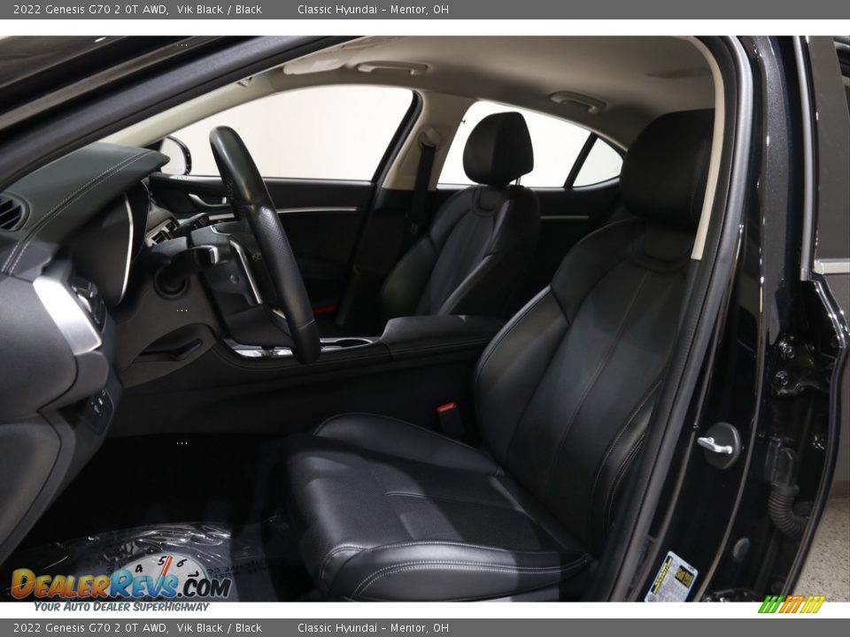 2022 Genesis G70 2.0T AWD Vik Black / Black Photo #5