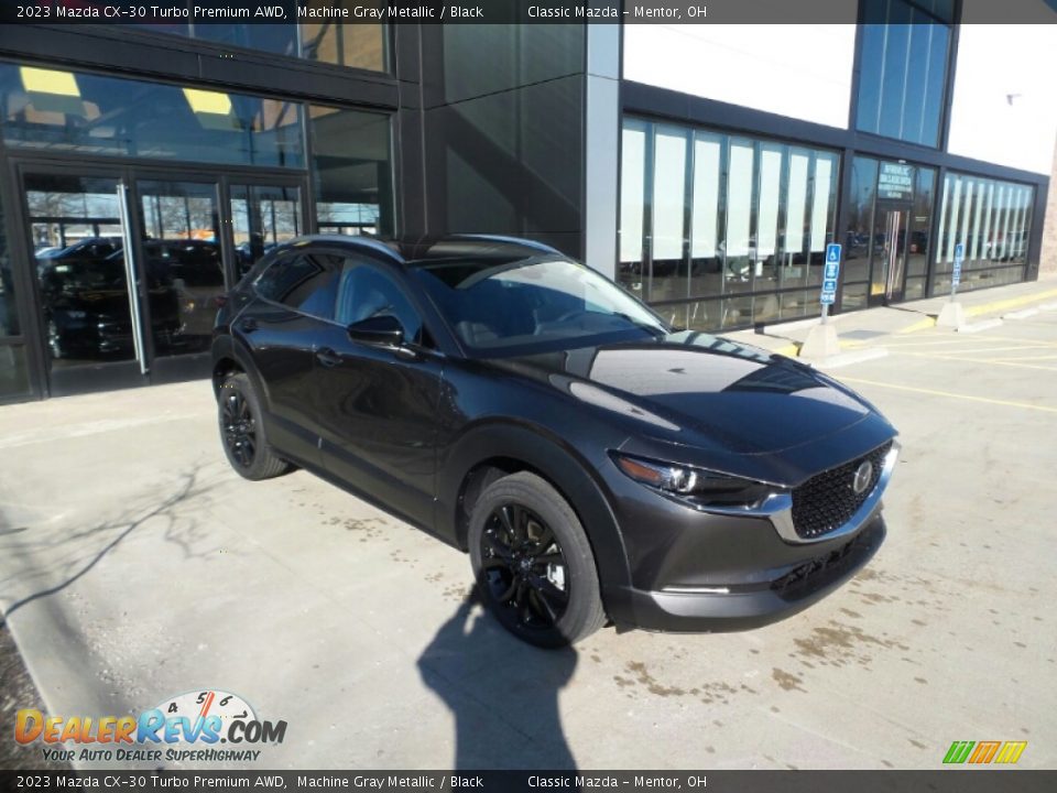 2023 Mazda CX-30 Turbo Premium AWD Machine Gray Metallic / Black Photo #1