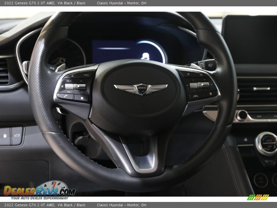 2022 Genesis G70 2.0T AWD Steering Wheel Photo #7