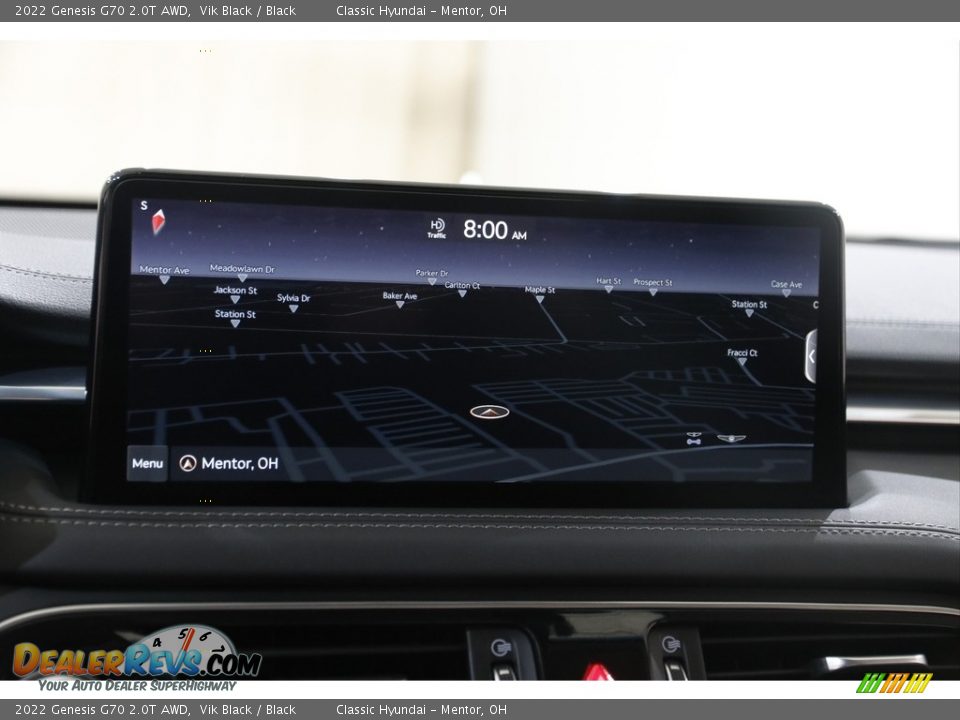 Navigation of 2022 Genesis G70 2.0T AWD Photo #10