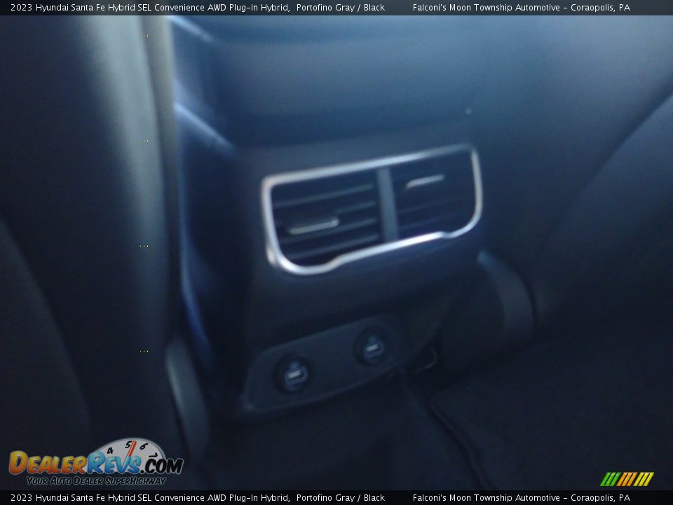 2023 Hyundai Santa Fe Hybrid SEL Convenience AWD Plug-In Hybrid Portofino Gray / Black Photo #14