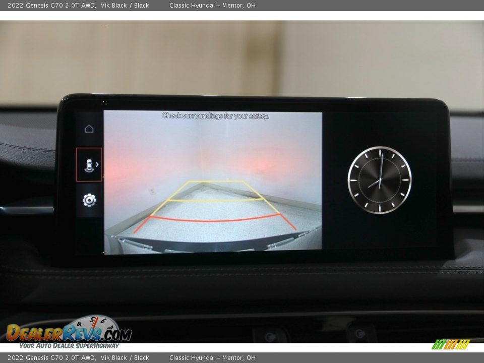2022 Genesis G70 2.0T AWD Vik Black / Black Photo #13