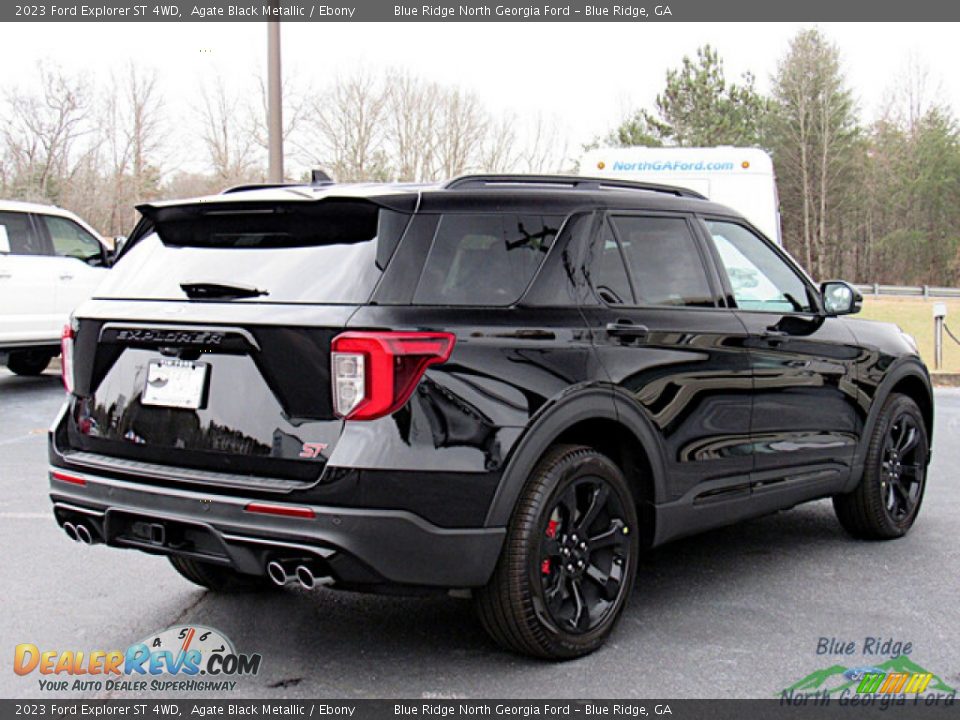 2023 Ford Explorer ST 4WD Agate Black Metallic / Ebony Photo #5