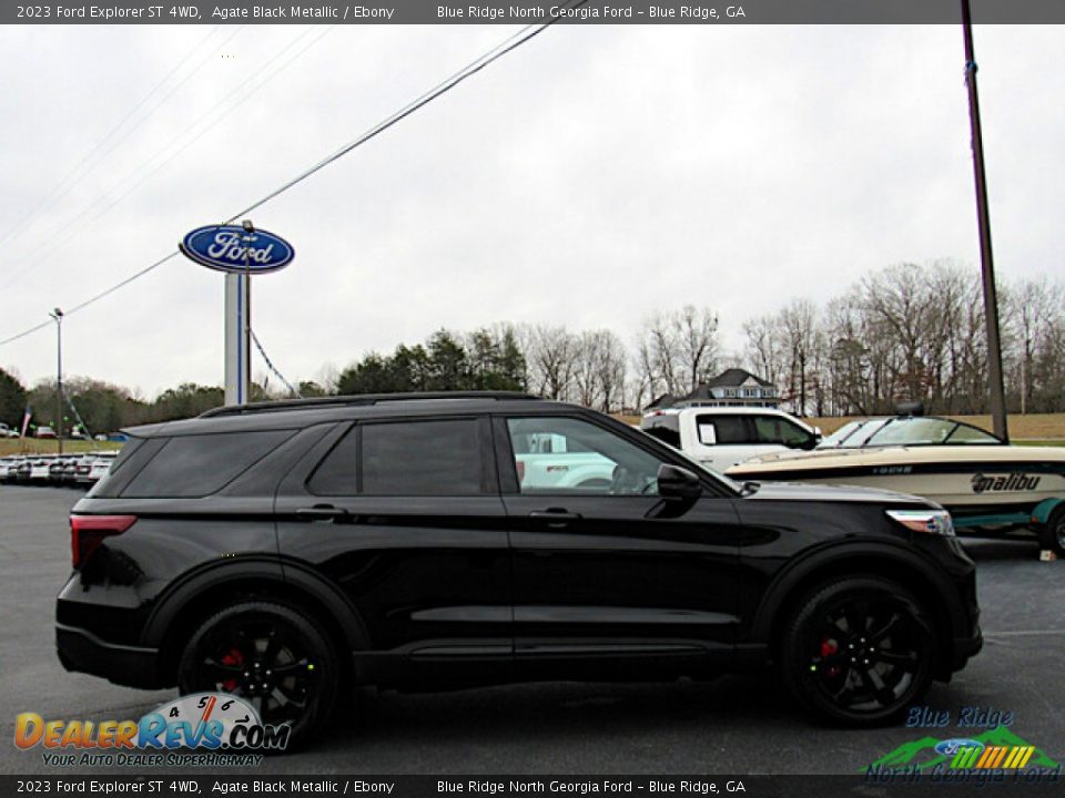 2023 Ford Explorer ST 4WD Agate Black Metallic / Ebony Photo #6