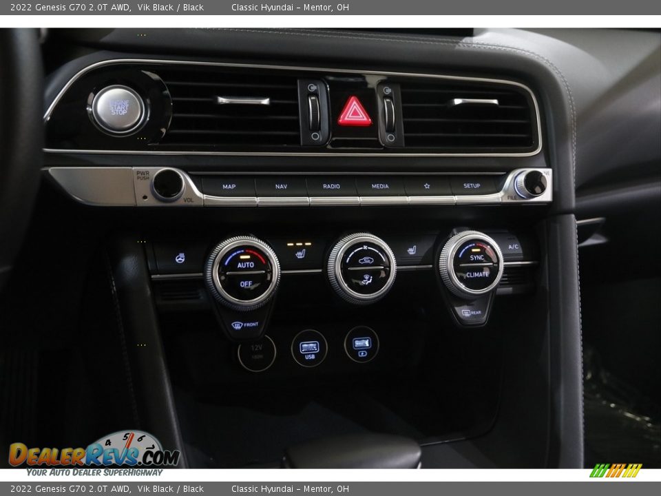 Controls of 2022 Genesis G70 2.0T AWD Photo #14