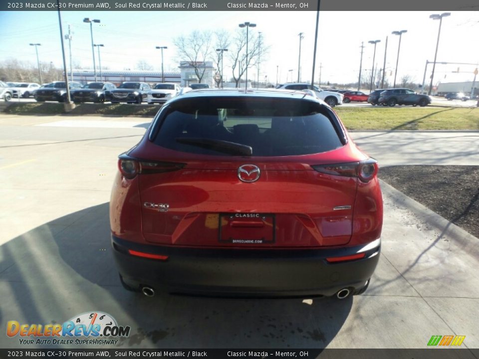 2023 Mazda CX-30 Premium AWD Soul Red Crystal Metallic / Black Photo #5