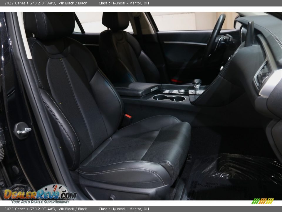 Front Seat of 2022 Genesis G70 2.0T AWD Photo #16