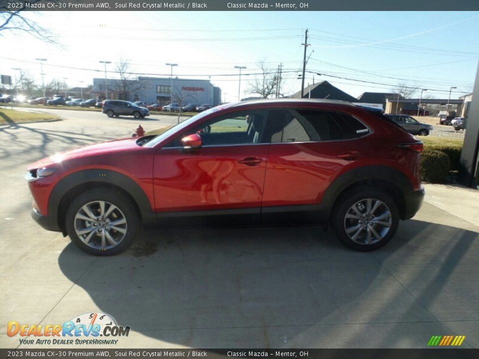 2023 Mazda CX-30 Premium AWD Soul Red Crystal Metallic / Black Photo #6