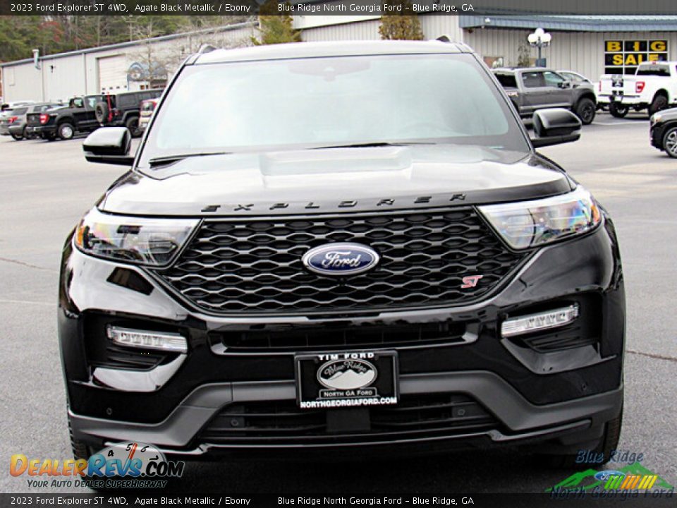 2023 Ford Explorer ST 4WD Agate Black Metallic / Ebony Photo #8