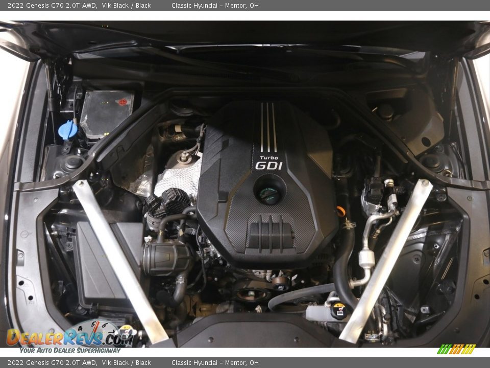 2022 Genesis G70 2.0T AWD 2.0 Liter Turbocharged DOHC 16-Valve VVT 4 Cylinder Engine Photo #20