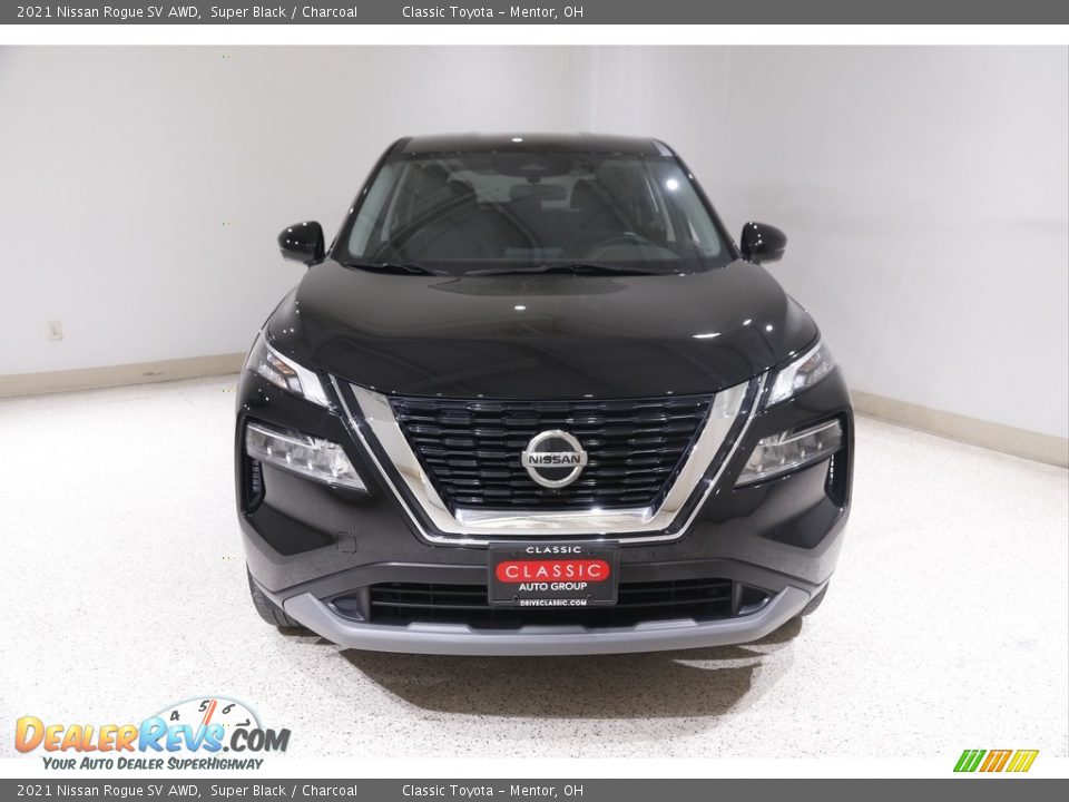 2021 Nissan Rogue SV AWD Super Black / Charcoal Photo #2