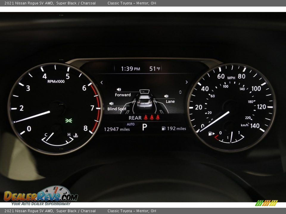 2021 Nissan Rogue SV AWD Gauges Photo #8