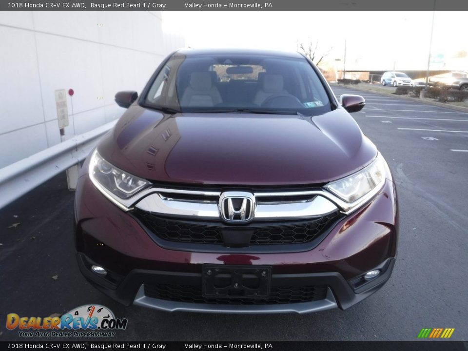 2018 Honda CR-V EX AWD Basque Red Pearl II / Gray Photo #5