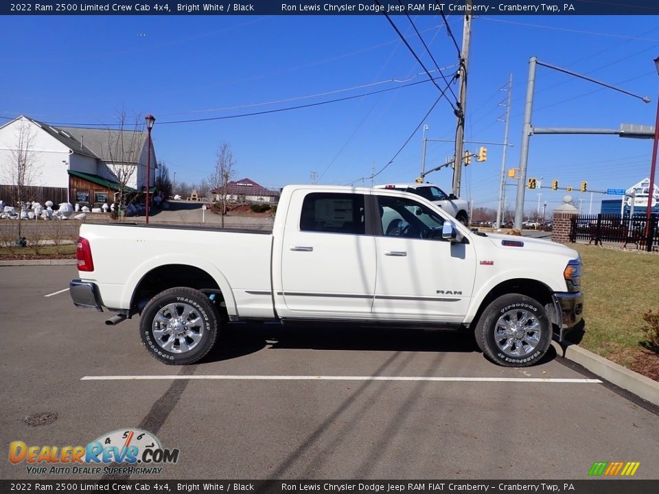 2022 Ram 2500 Limited Crew Cab 4x4 Bright White / Black Photo #4