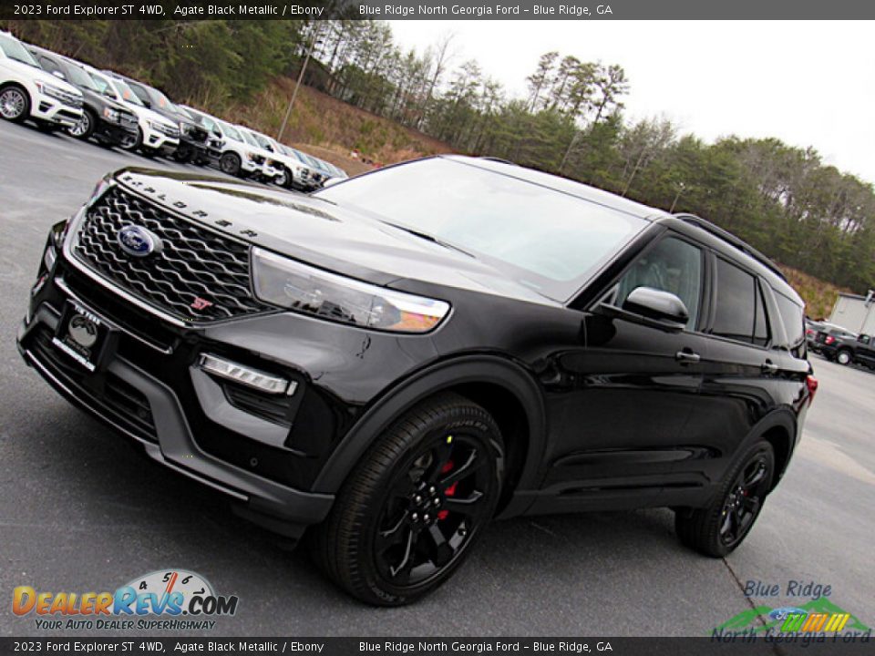 2023 Ford Explorer ST 4WD Agate Black Metallic / Ebony Photo #26