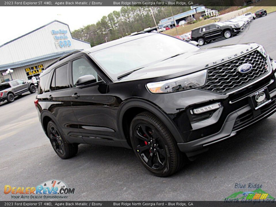 2023 Ford Explorer ST 4WD Agate Black Metallic / Ebony Photo #27