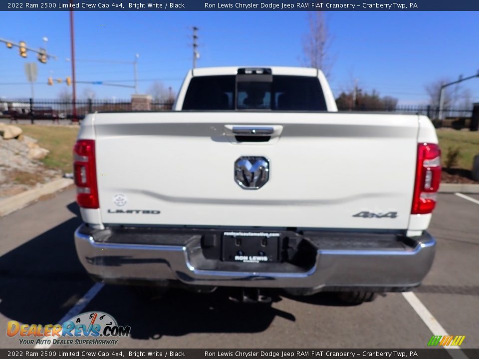 2022 Ram 2500 Limited Crew Cab 4x4 Bright White / Black Photo #6