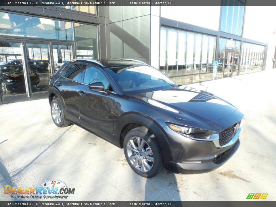 2023 Mazda CX-30 Premium AWD Machine Gray Metallic / Black Photo #1