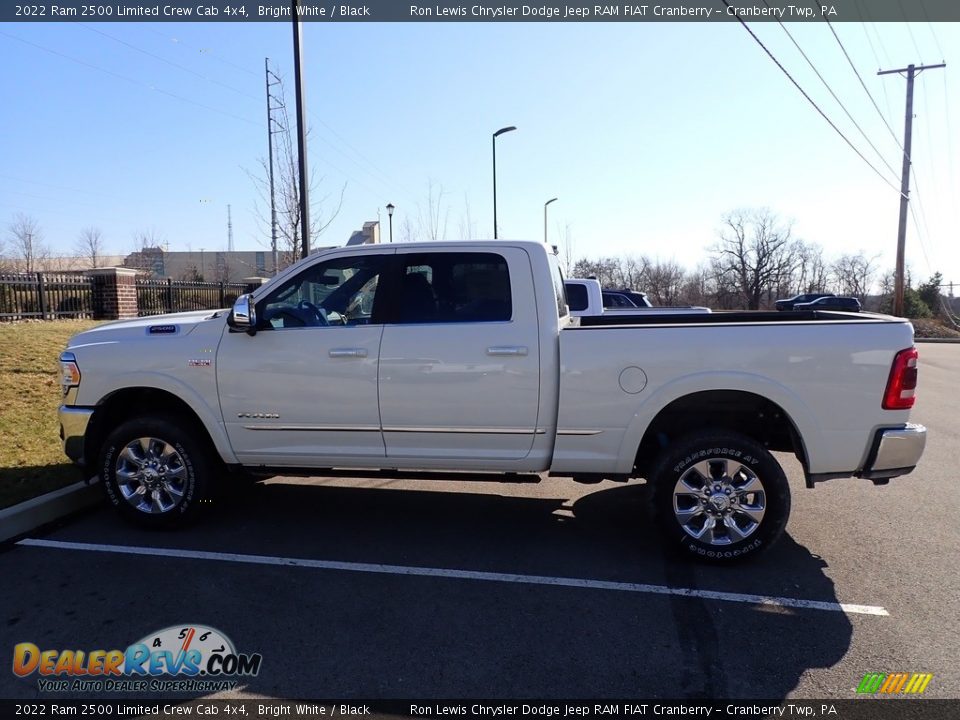 2022 Ram 2500 Limited Crew Cab 4x4 Bright White / Black Photo #8