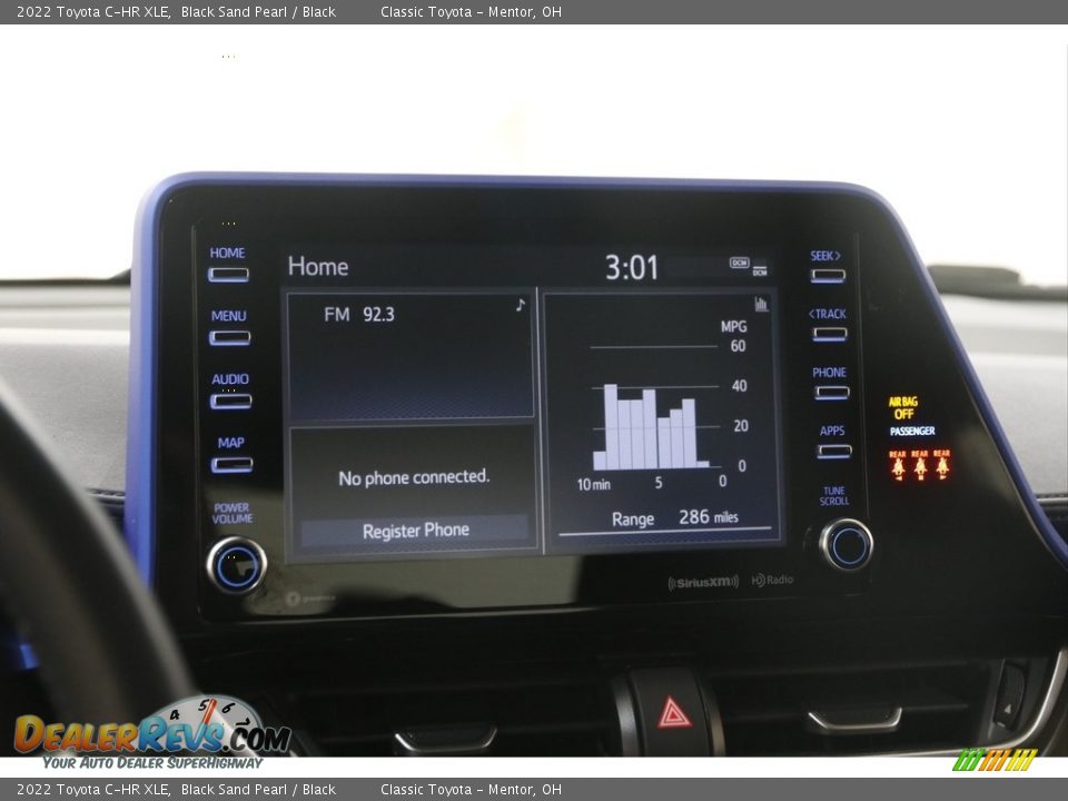 2022 Toyota C-HR XLE Black Sand Pearl / Black Photo #10