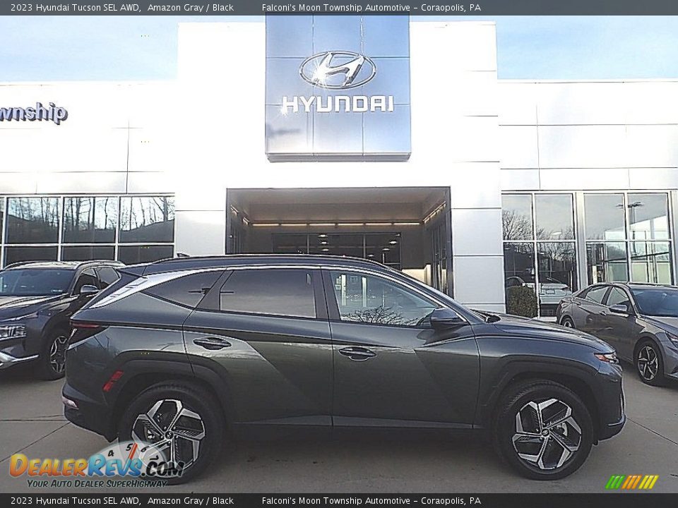 2023 Hyundai Tucson SEL AWD Amazon Gray / Black Photo #1