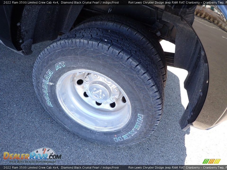 2022 Ram 3500 Limited Crew Cab 4x4 Diamond Black Crystal Pearl / Indigo/Frost Photo #8