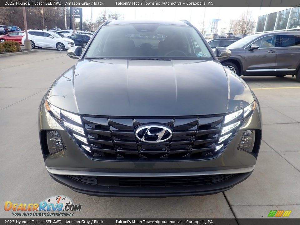 2023 Hyundai Tucson SEL AWD Amazon Gray / Black Photo #8