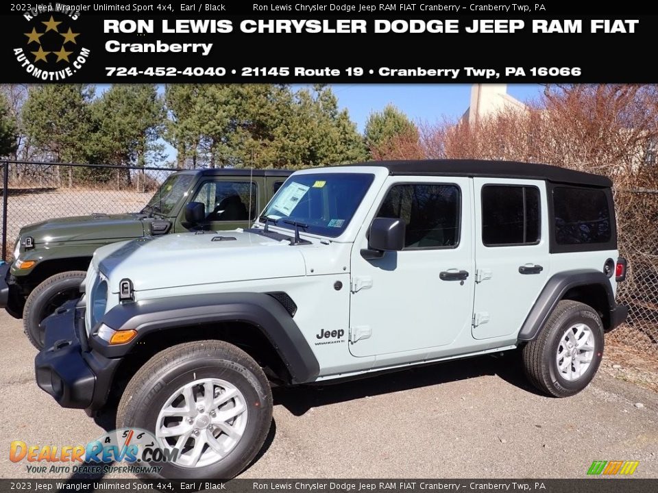 2023 Jeep Wrangler Unlimited Sport 4x4 Earl / Black Photo #1