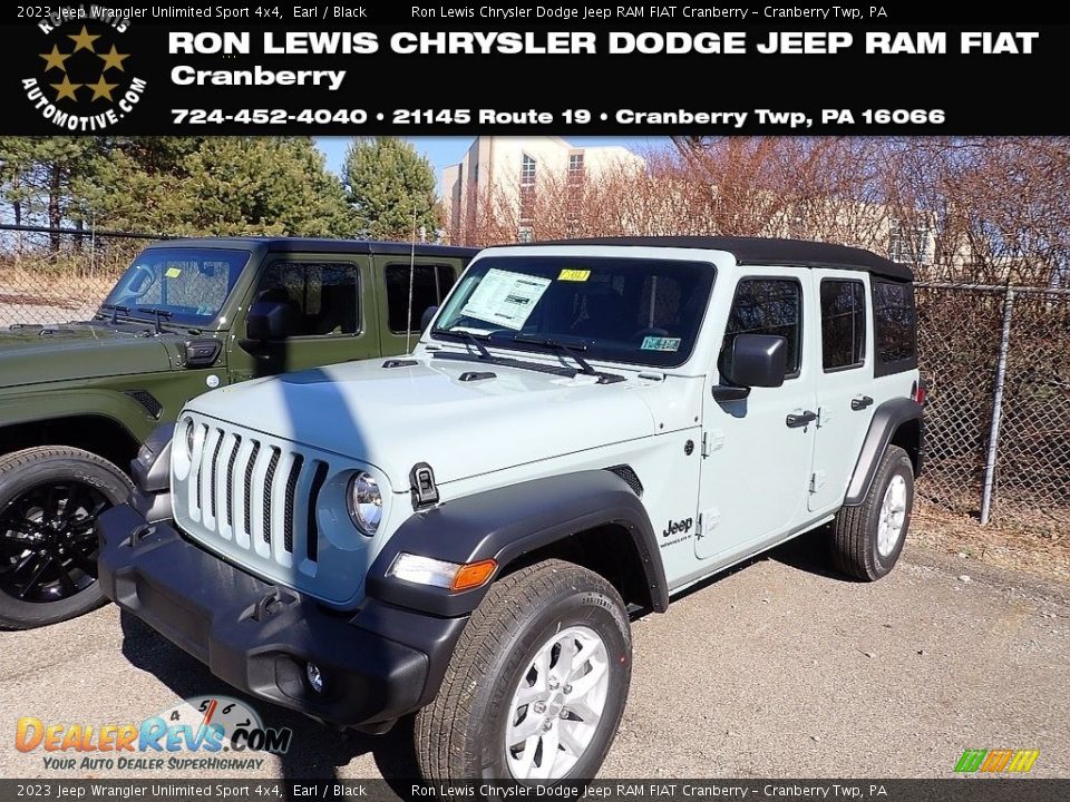 2023 Jeep Wrangler Unlimited Sport 4x4 Earl / Black Photo #2