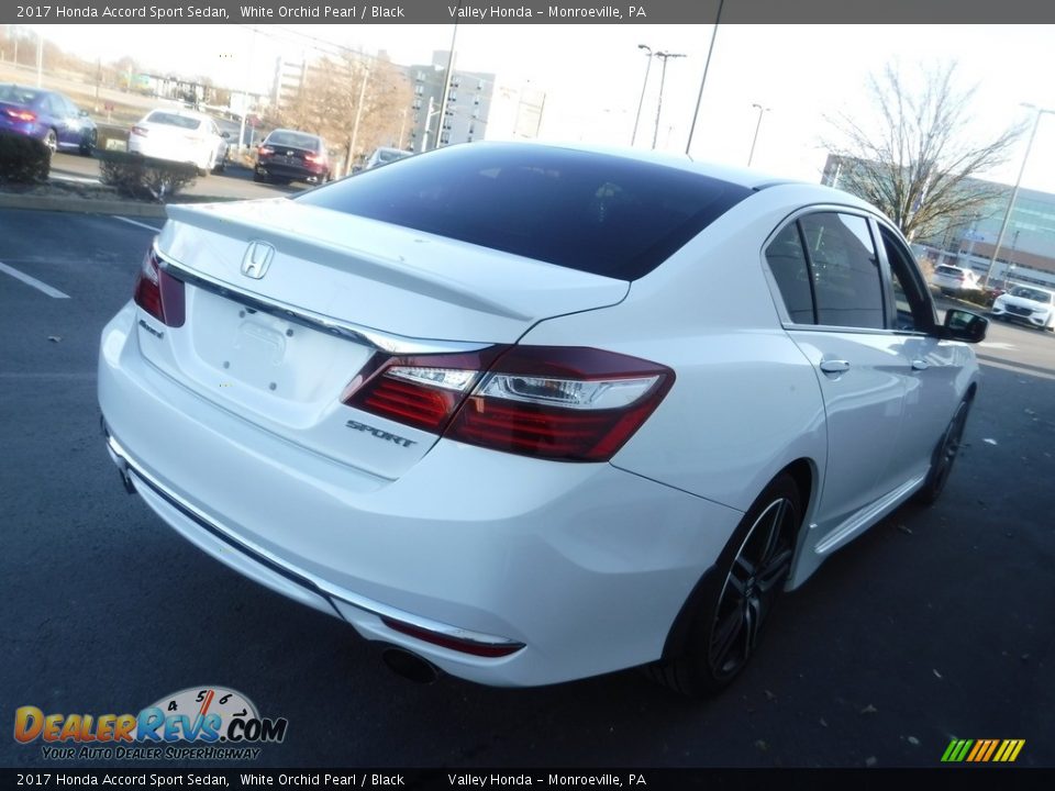 2017 Honda Accord Sport Sedan White Orchid Pearl / Black Photo #6