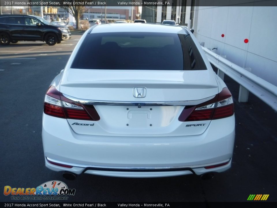 2017 Honda Accord Sport Sedan White Orchid Pearl / Black Photo #7