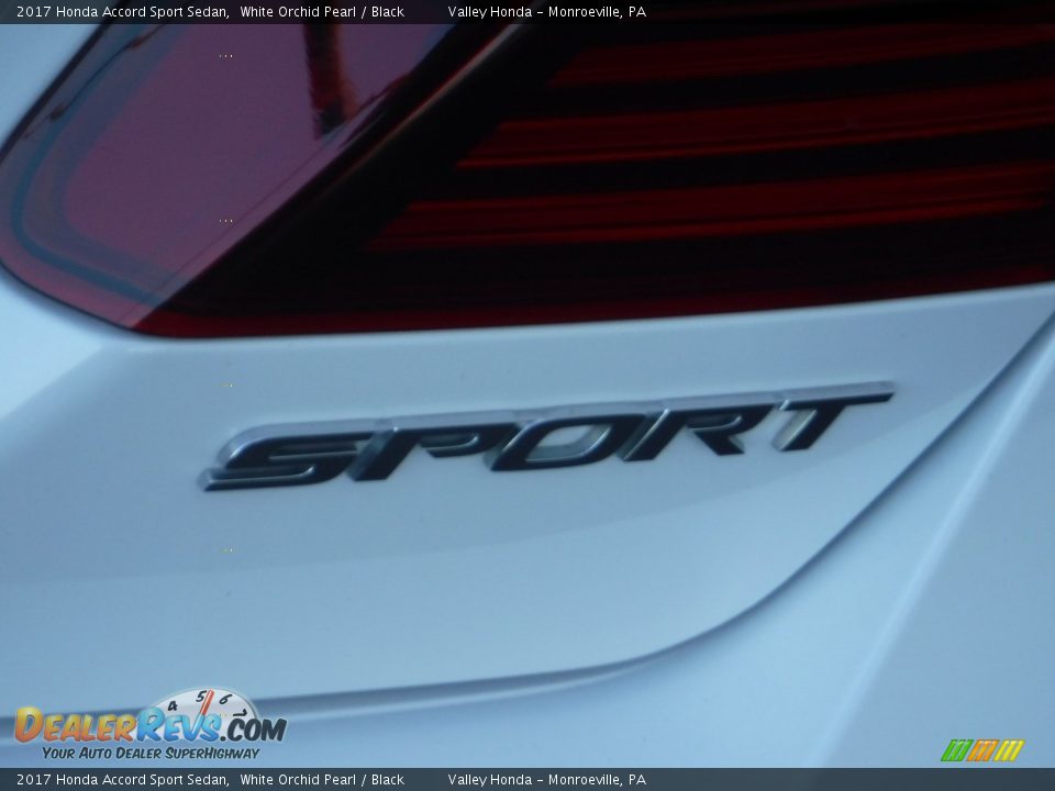 2017 Honda Accord Sport Sedan White Orchid Pearl / Black Photo #8