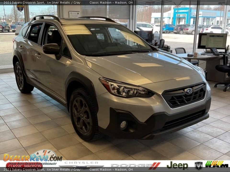 2021 Subaru Crosstrek Sport Ice Silver Metallic / Gray Photo #1