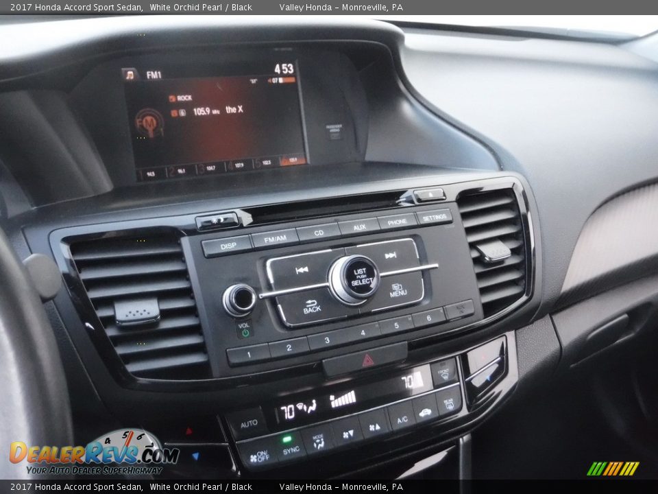 2017 Honda Accord Sport Sedan White Orchid Pearl / Black Photo #18