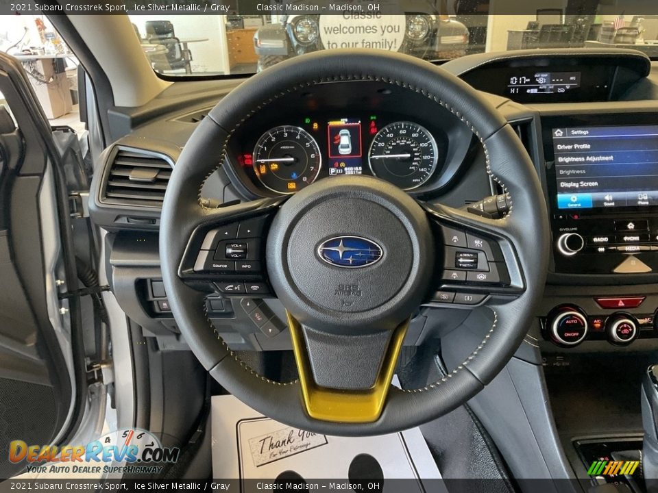 2021 Subaru Crosstrek Sport Ice Silver Metallic / Gray Photo #6