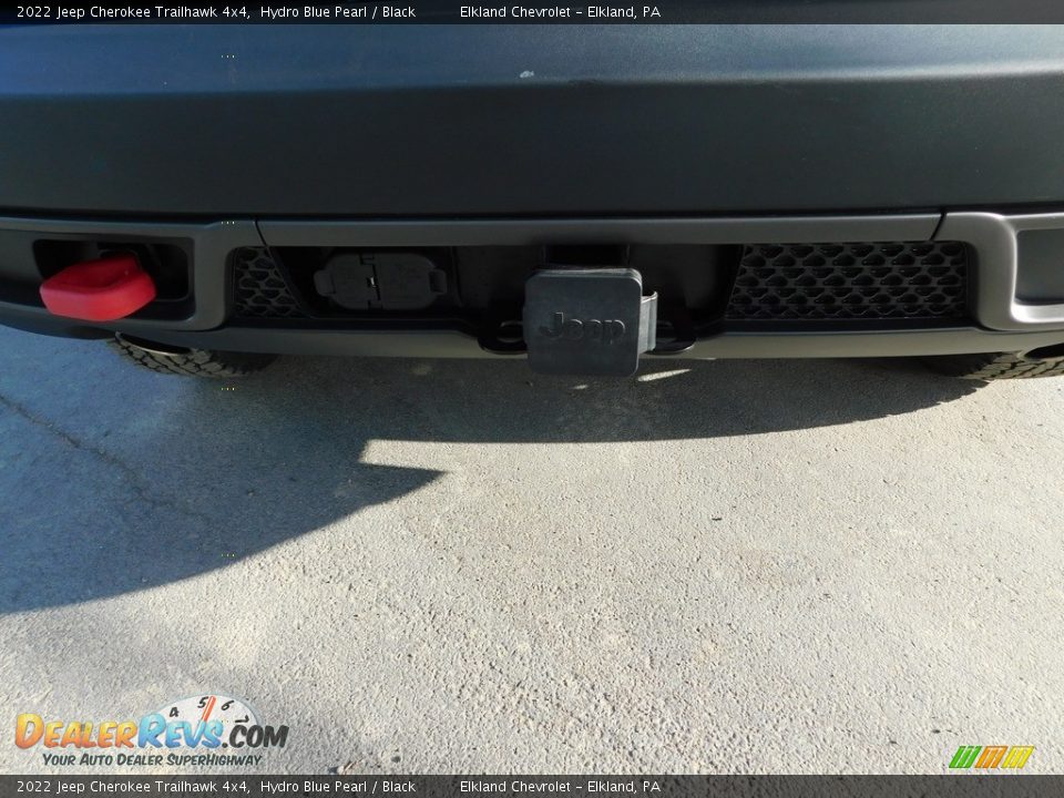 2022 Jeep Cherokee Trailhawk 4x4 Hydro Blue Pearl / Black Photo #14