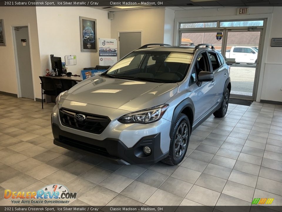2021 Subaru Crosstrek Sport Ice Silver Metallic / Gray Photo #8