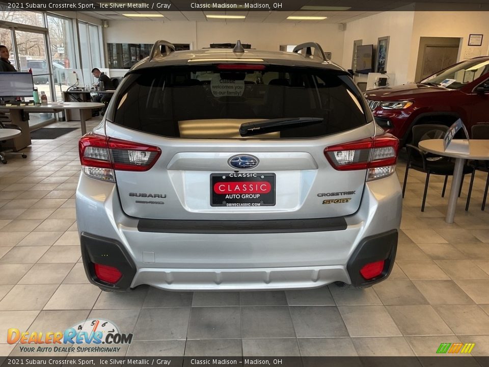 2021 Subaru Crosstrek Sport Ice Silver Metallic / Gray Photo #10