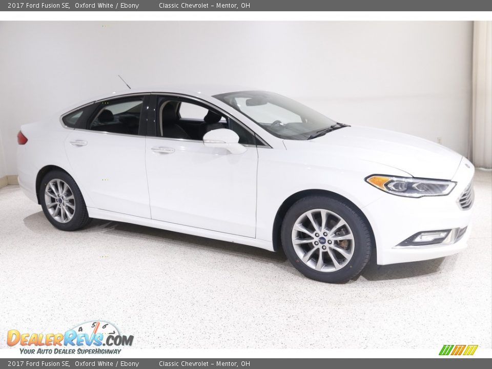 2017 Ford Fusion SE Oxford White / Ebony Photo #1