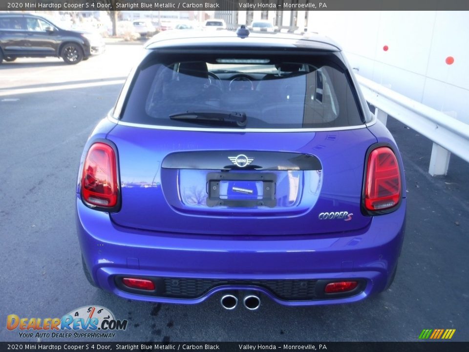 2020 Mini Hardtop Cooper S 4 Door Starlight Blue Metallic / Carbon Black Photo #8