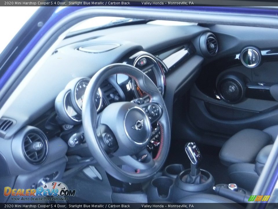 2020 Mini Hardtop Cooper S 4 Door Starlight Blue Metallic / Carbon Black Photo #10