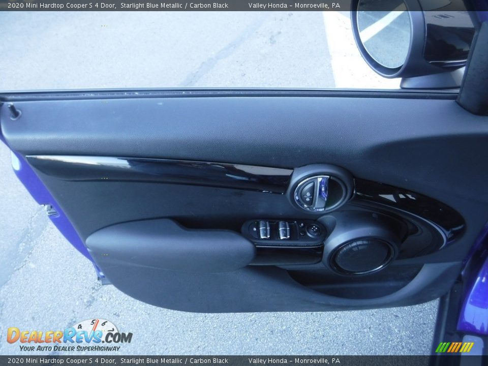 2020 Mini Hardtop Cooper S 4 Door Starlight Blue Metallic / Carbon Black Photo #11