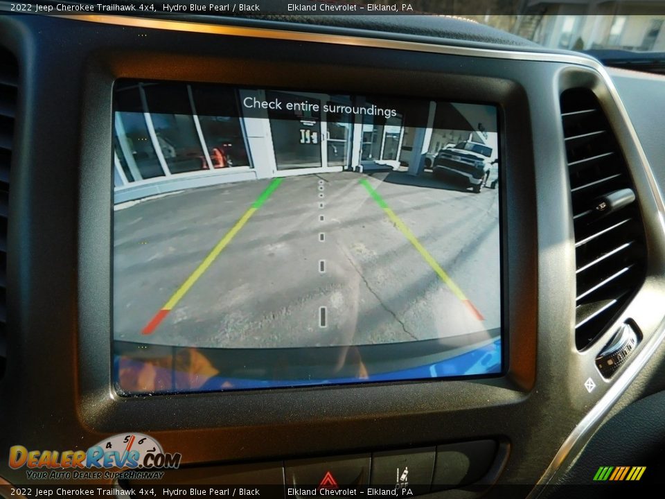 2022 Jeep Cherokee Trailhawk 4x4 Hydro Blue Pearl / Black Photo #31