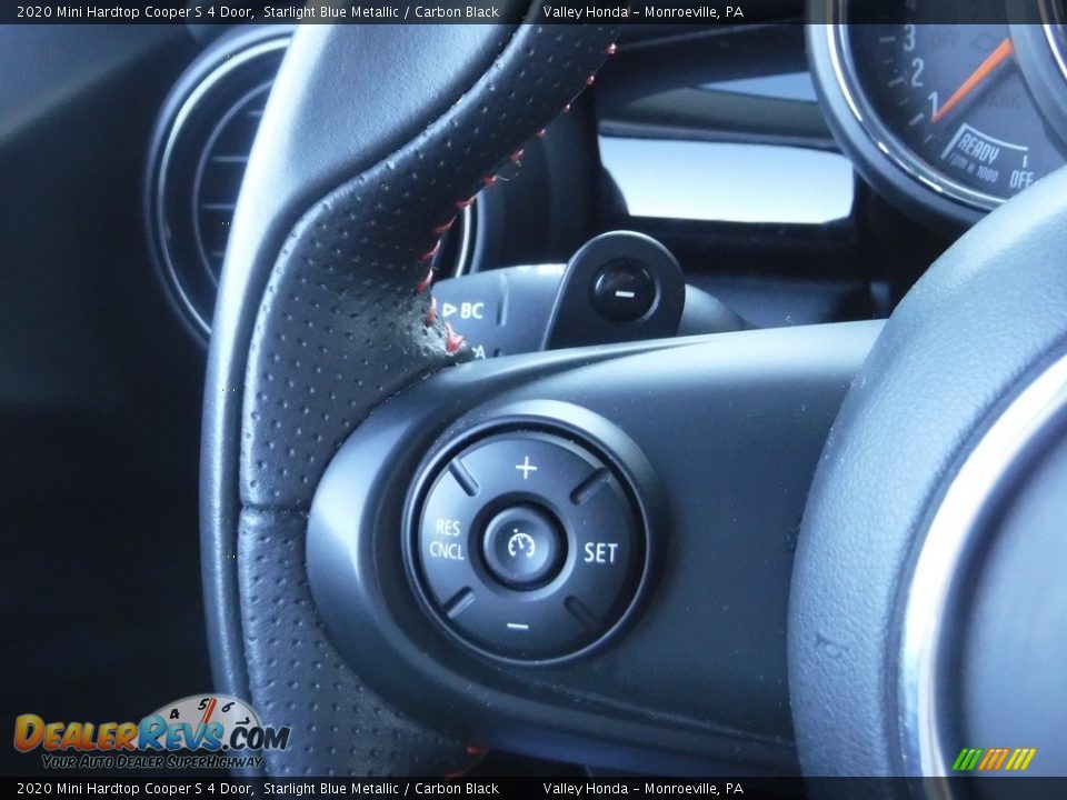2020 Mini Hardtop Cooper S 4 Door Starlight Blue Metallic / Carbon Black Photo #19
