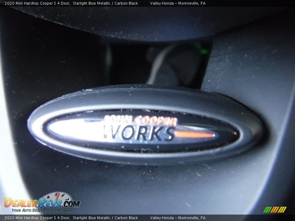 2020 Mini Hardtop Cooper S 4 Door Starlight Blue Metallic / Carbon Black Photo #21