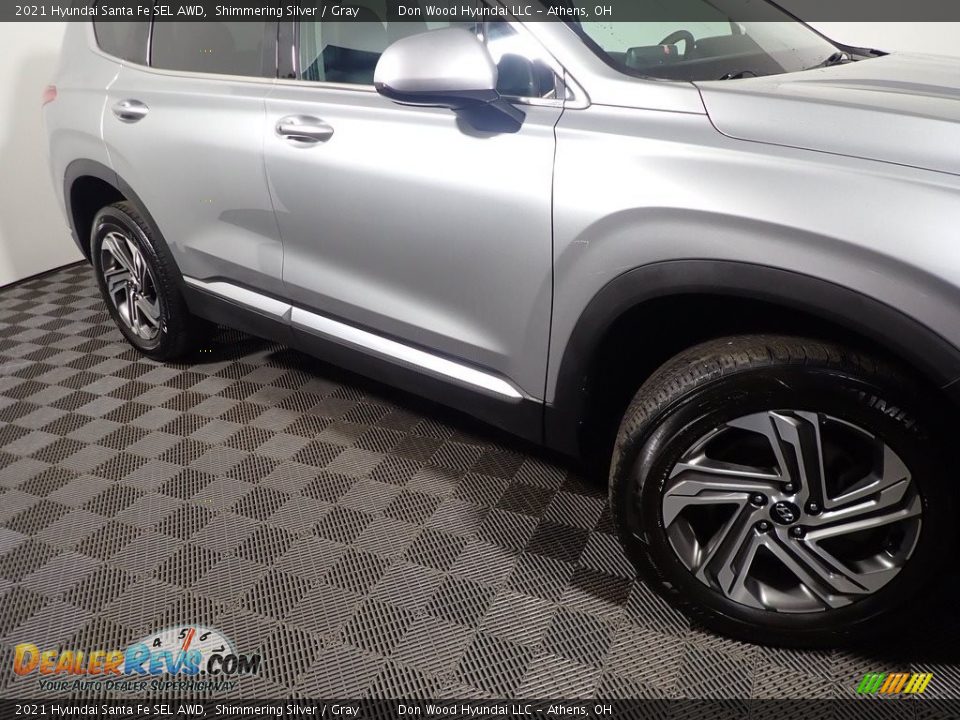 2021 Hyundai Santa Fe SEL AWD Shimmering Silver / Gray Photo #4